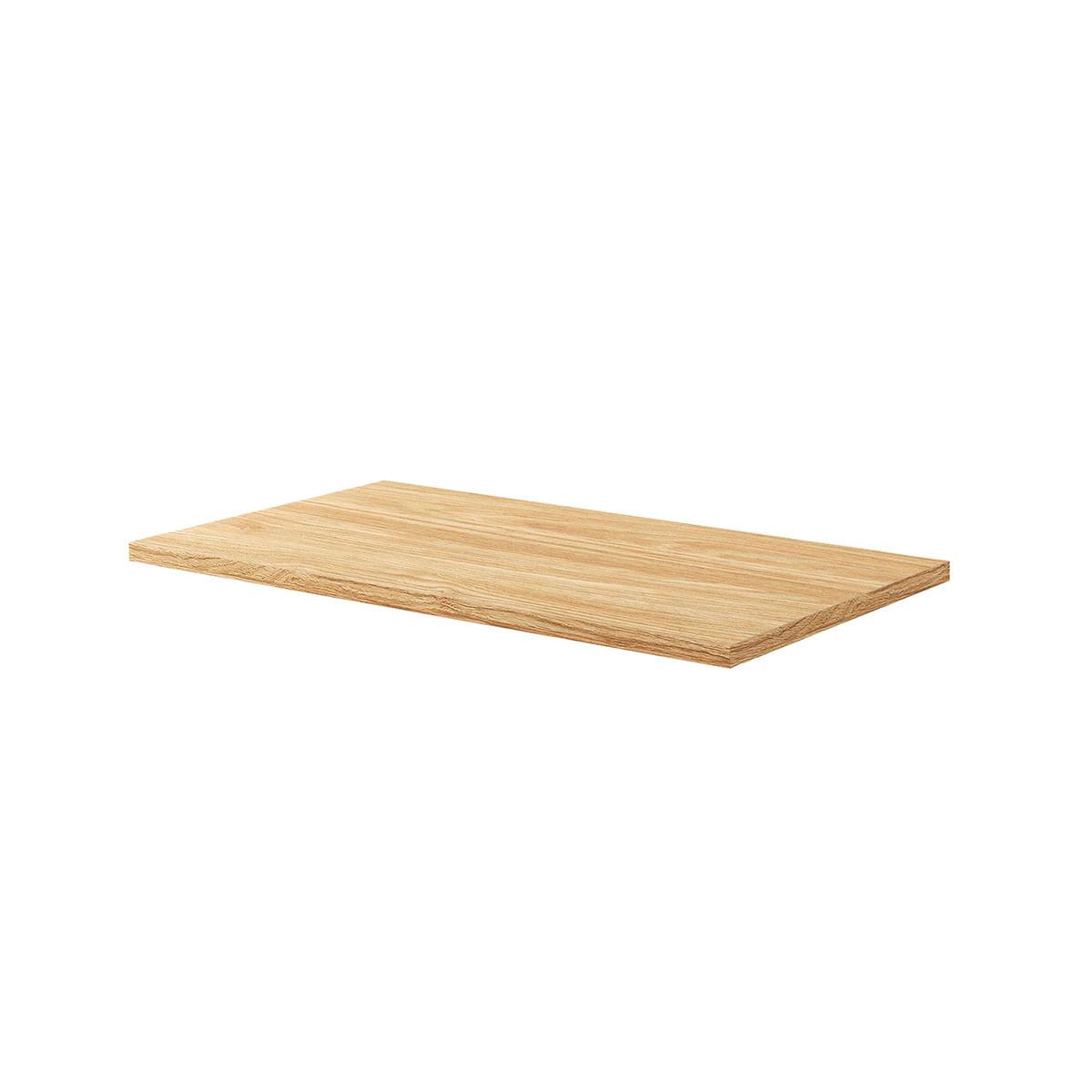 WASCHTISCHUNTERSCHRANK 90cm Mallory Beige und Holz - Braun, Holzwerkstoff (90/59.5/46cm) - Petits-meubles