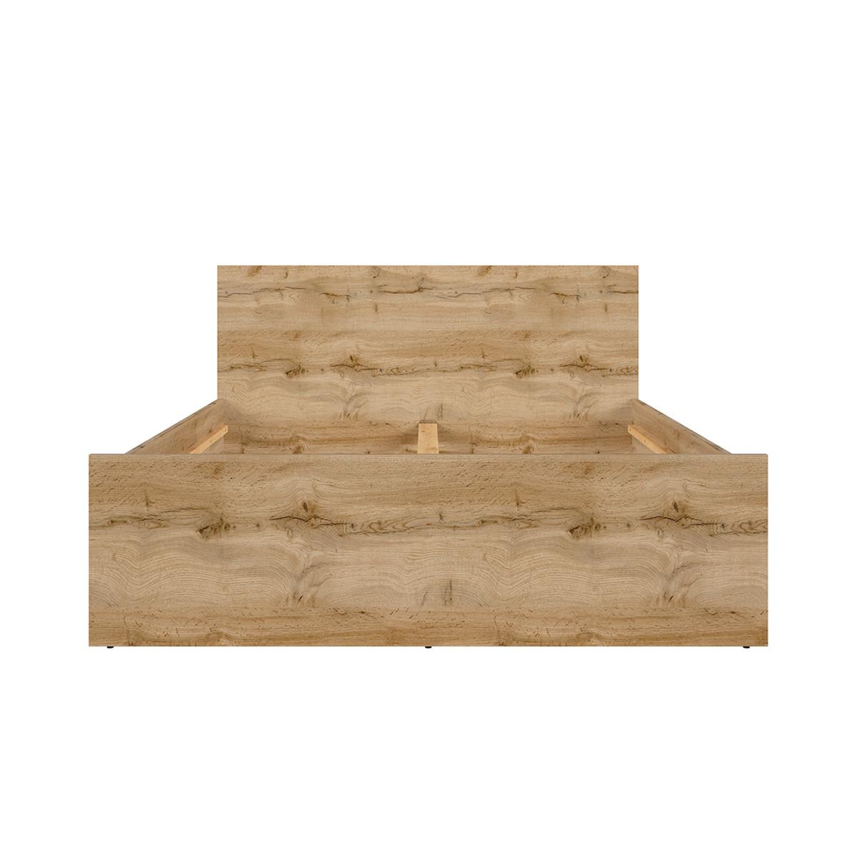 BETT 140/200 Selma Holz - Braun, Holzwerkstoff (140/200cm) - Petits-meubles