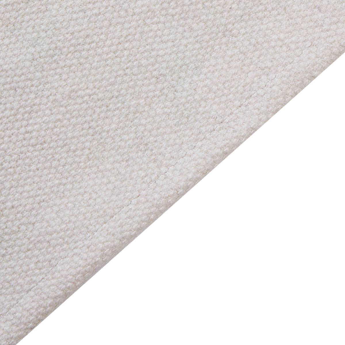 KURZFLOR-TEPPICH Weiß 140/200 cm Alpoud - Multicolor/Weiß, Textil (140/200cm) - Beliani
