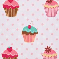 BAUMWOLLSTOFF Meterware Cupcakes, 150 cm - Rosa, Textil (150/100cm) - Homescapes