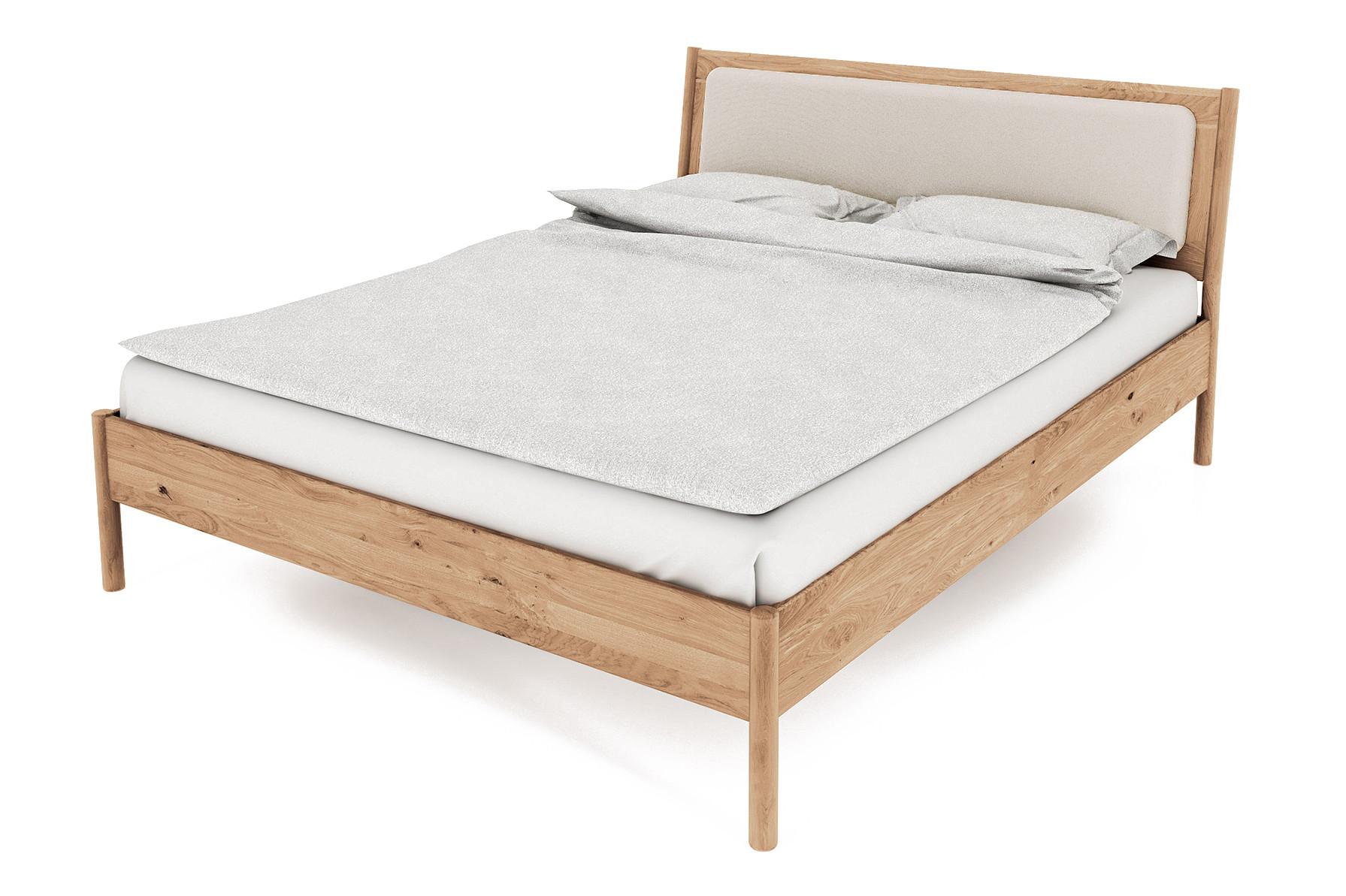 BETT MIT POLSTERKOPFTEIL INA 80x200 Wildeiche - Eiche Bianco, Holz (80/200cm) - byoak