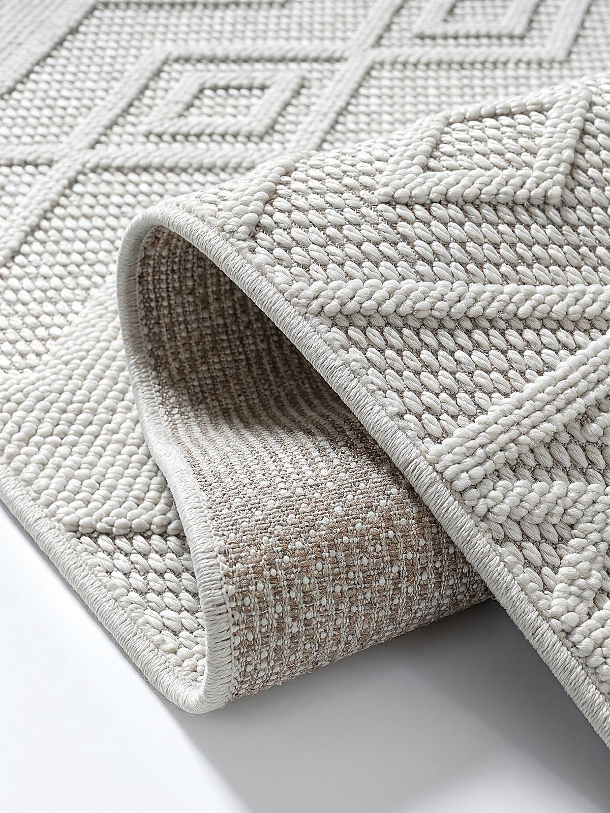 TEPPICHLÄUFER Berber STURA Polypropylen Creme 80 x 250 cm - Beige, Textil (80/250cm) - KADIMA DESIGN
