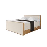BOXSPRINGBETT LOLLI9 -Z-KING 140x200 - H3/H4 Hellbeige - Sandfarben, Holzwerkstoff (140/200cm) - ALTDECOR