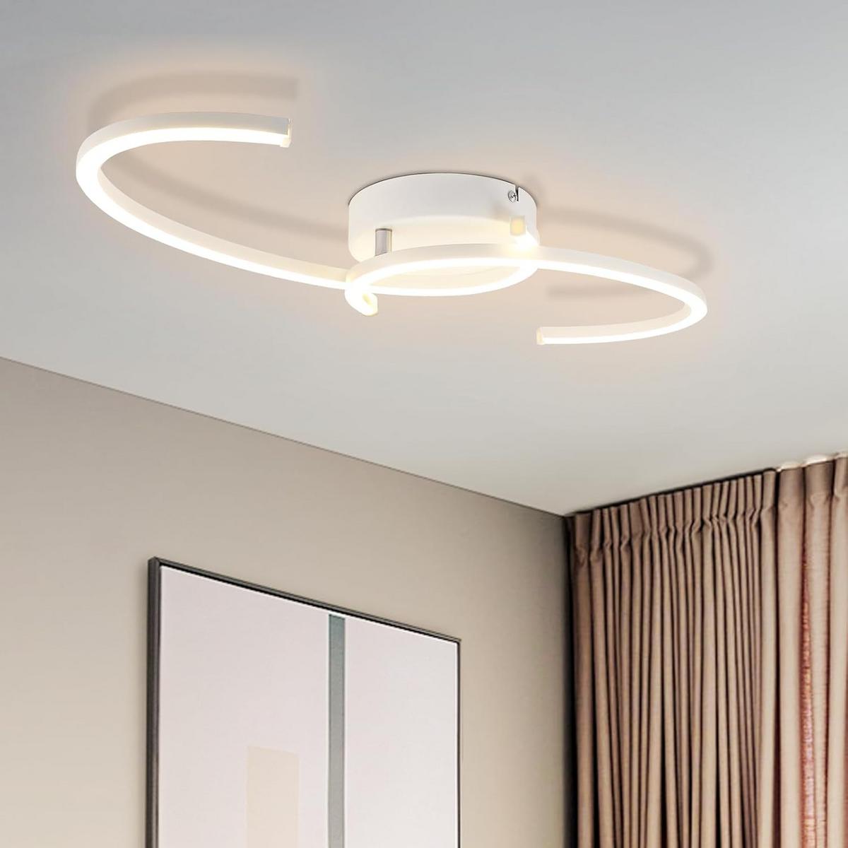 LED-DECKENLEUCHTE Zornhainbach 61.6/7.0/23.0 cm - Weiß, Metall (23/61.6/7cm) - ZMH