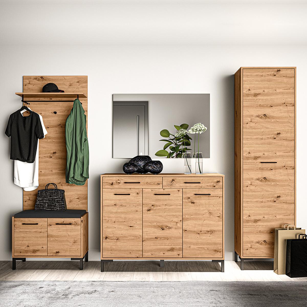 EINGANGSMÖBEL Liora Holz - Braun, Holzwerkstoff (55/200/34cm) - Petits-meubles