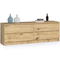 KOMMODE Eiche Artisan 55/160/40 - Eiche Artisan, Holzwerkstoff (160/55/40cm) - RAUMHIRSCH FURNITURE