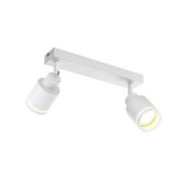 DECKENSTRAHLER Saarbrücken 2-flammig 30/5/15.7 cm - Weiß, Metall (30/5/15.7cm) - Nettlife