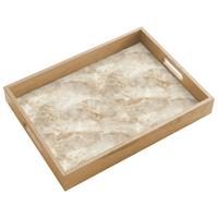 TABLETT Hellbeige - Onyx - Dezent 40x30 cm - Beige, Holz (40/5/5cm) - OnlyWow