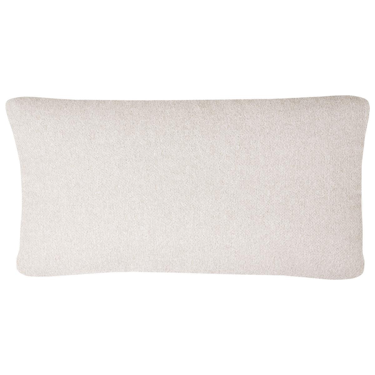 ECKSOFA 4-Sitzer Stoff Hellbeige linksseitig Breda - Beige/Schwarz, Textil (210/200cm) - Beliani
