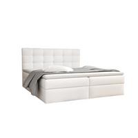 BOXBETT Doriano In Kunstleder Soft - Weiß, Holzwerkstoff/Textil (180/200cm) - Fun Möbel