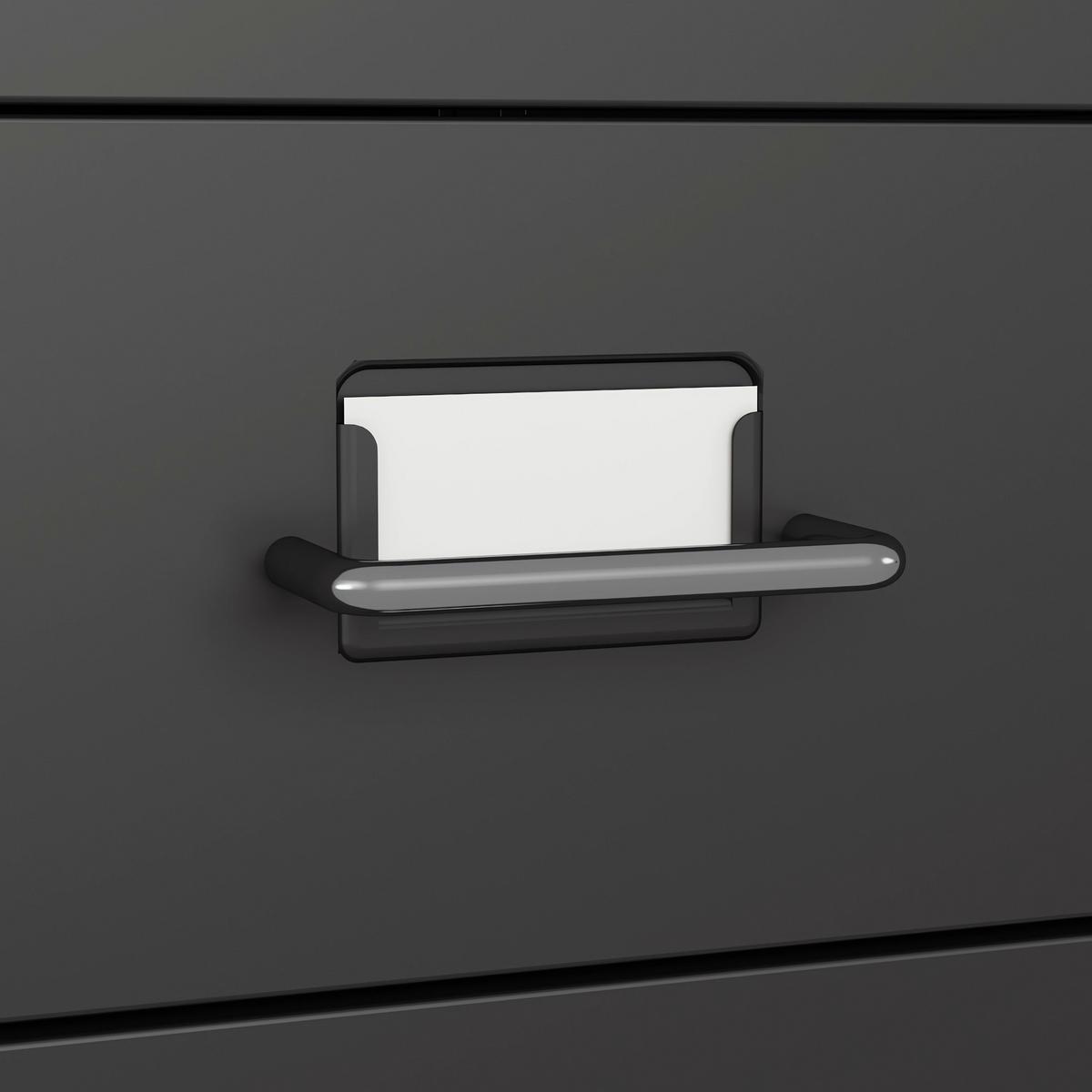 ROLLCONTAINER Kökar - Schwarz, Metall (28/48/41cm) - [en.casa]