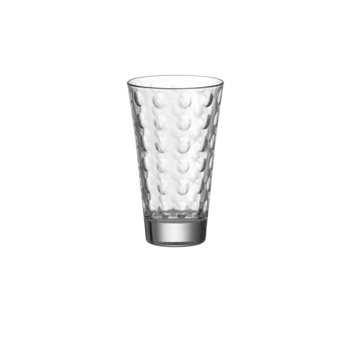 TRINKGLÄSER Optic transparent 200 ml 6er Set - Transparent, Glas (0.3L) - Leonardo Living