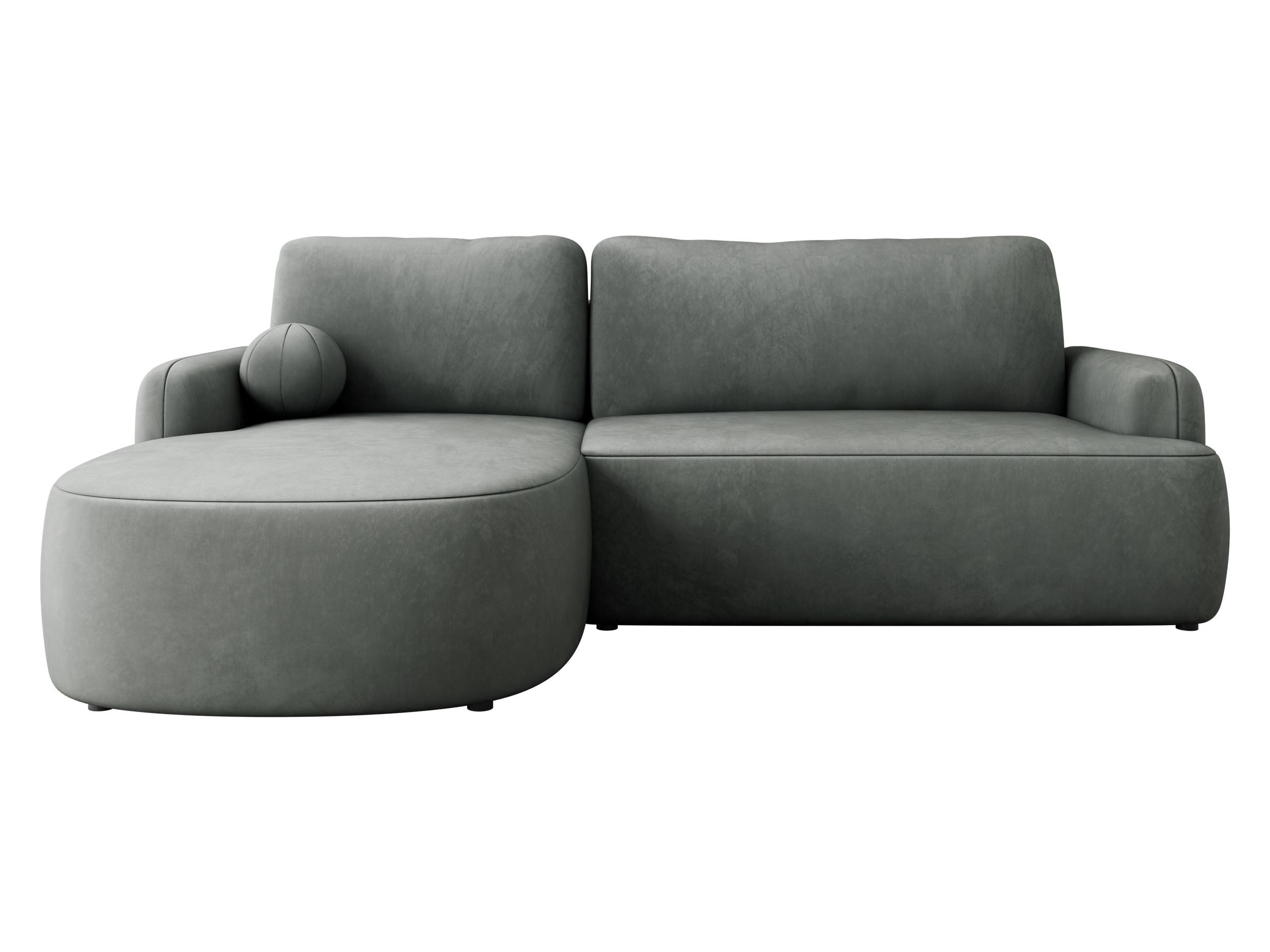 ECKSOFA Loridu, Seite: Links - Graphitfarben/Schwarz, Holz/Kunststoff (250/174cm) - MIRJAN24