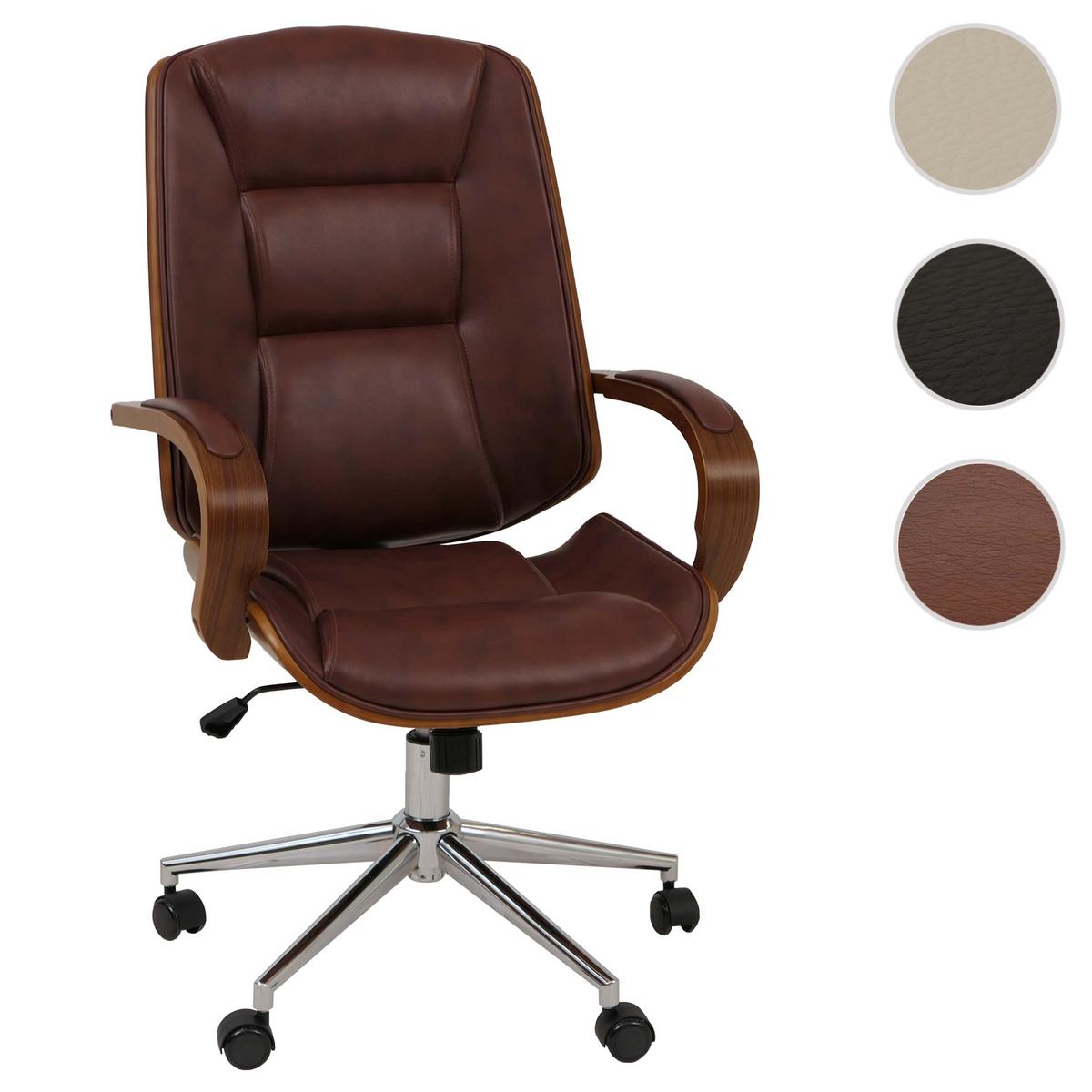 BÜROSTUHL Braun - Braun, Textil (61/110/74cm) - MCW
