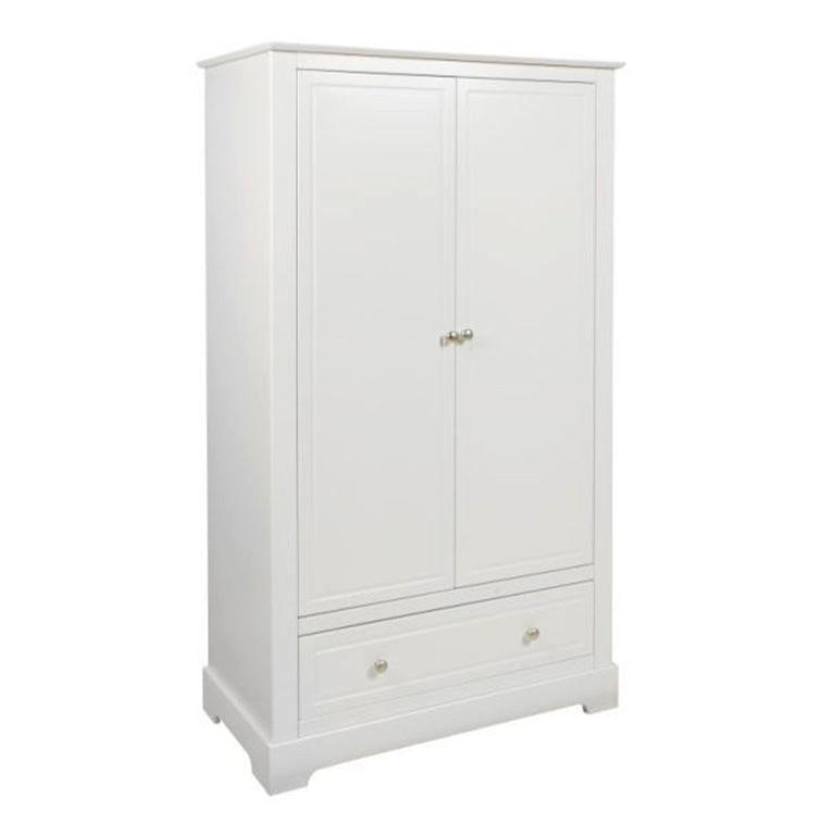 SCHRANK 2 Türen Weiß - Weiß, Holzwerkstoff (102/174/52cm) - Petits-meubles