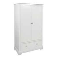 SCHRANK 2 Türen Weiß - Weiß, Holzwerkstoff (102/174/52cm) - Petits-meubles