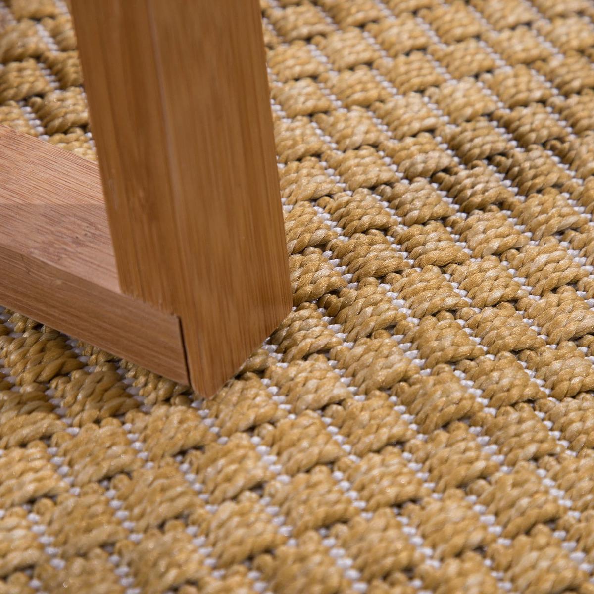 OUTDOORTEPPICH, in Naturoptik, aus Polypropylen, Senf, 160 x 220 cm - Gelb, Textil (220/160cm) - KADIMA DESIGN