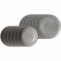 TAFELSERVICE Natura Grau 12-tlg. - Grau, Keramik (2/2/2cm) - Ritzenhoff Breker