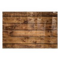 GLASPLATTE für Kamin 60x40 cm - Braun, Glas (60/40/0.4cm) - TULUP