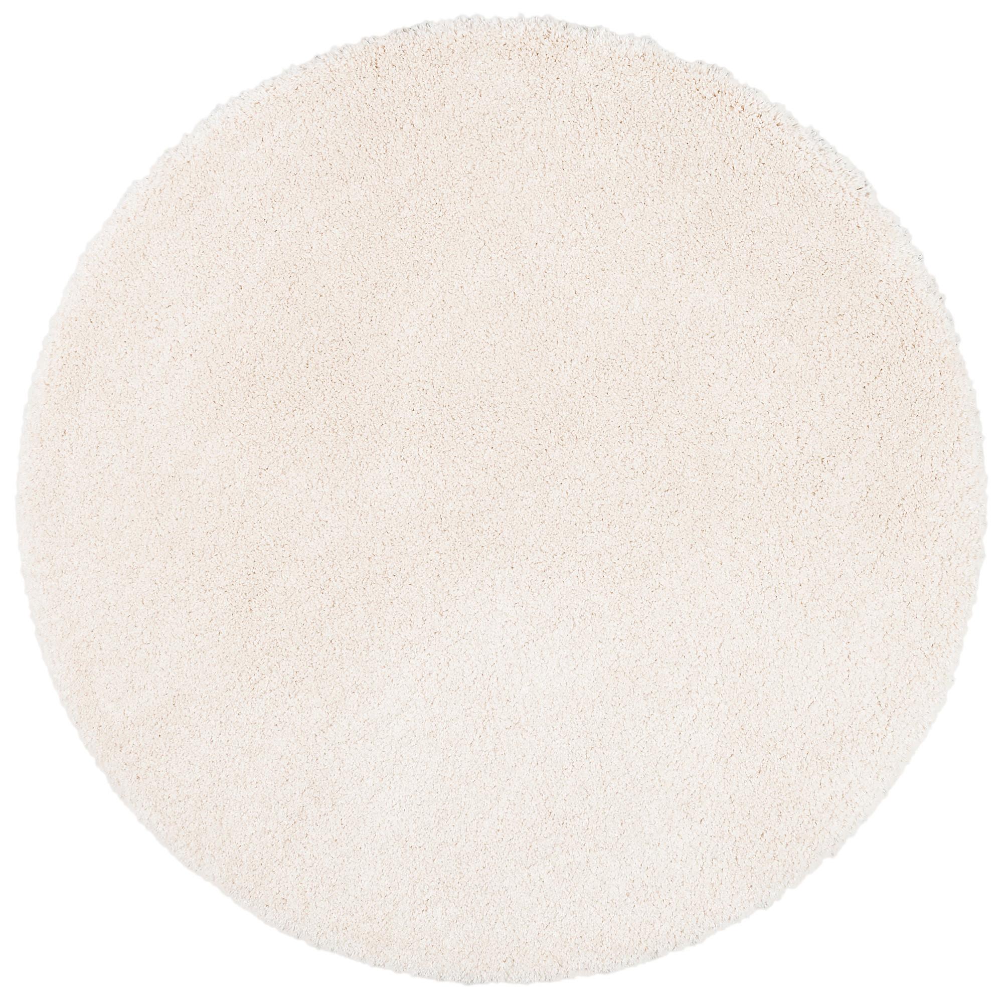 LUXUS HOCHFLOR SHAGGY TEPPICH DREAM RUND - Beige, Textil (160/160cm) - Snapstyle