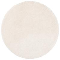 LUXUS HOCHFLOR SHAGGY TEPPICH DREAM RUND - Beige, Textil (200/200cm) - Snapstyle