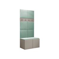 GARDEROBEN-SET Orion IV - Kaschmir/Mintgrün, Holzwerkstoff/Kunststoff (84/186/46cm) - MIRJAN24