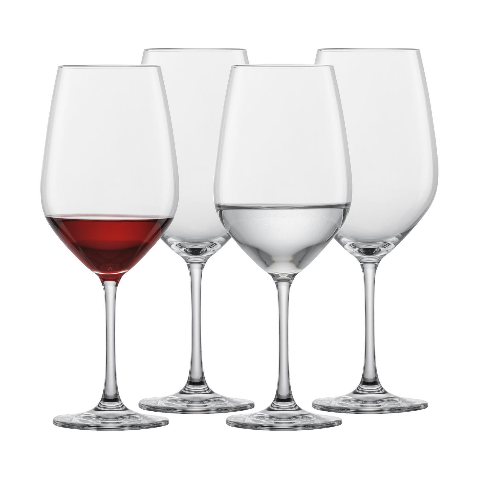 WASSERGLÄSER / ROTWEINGLÄSER Forté transparent 530 ml 4er Set - Transparent, Glas (0.53L) - Schott Zwiesel