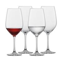 WASSERGLÄSER / ROTWEINGLÄSER Forté transparent 530 ml 4er Set - Transparent, Glas (0.53L) - Schott Zwiesel