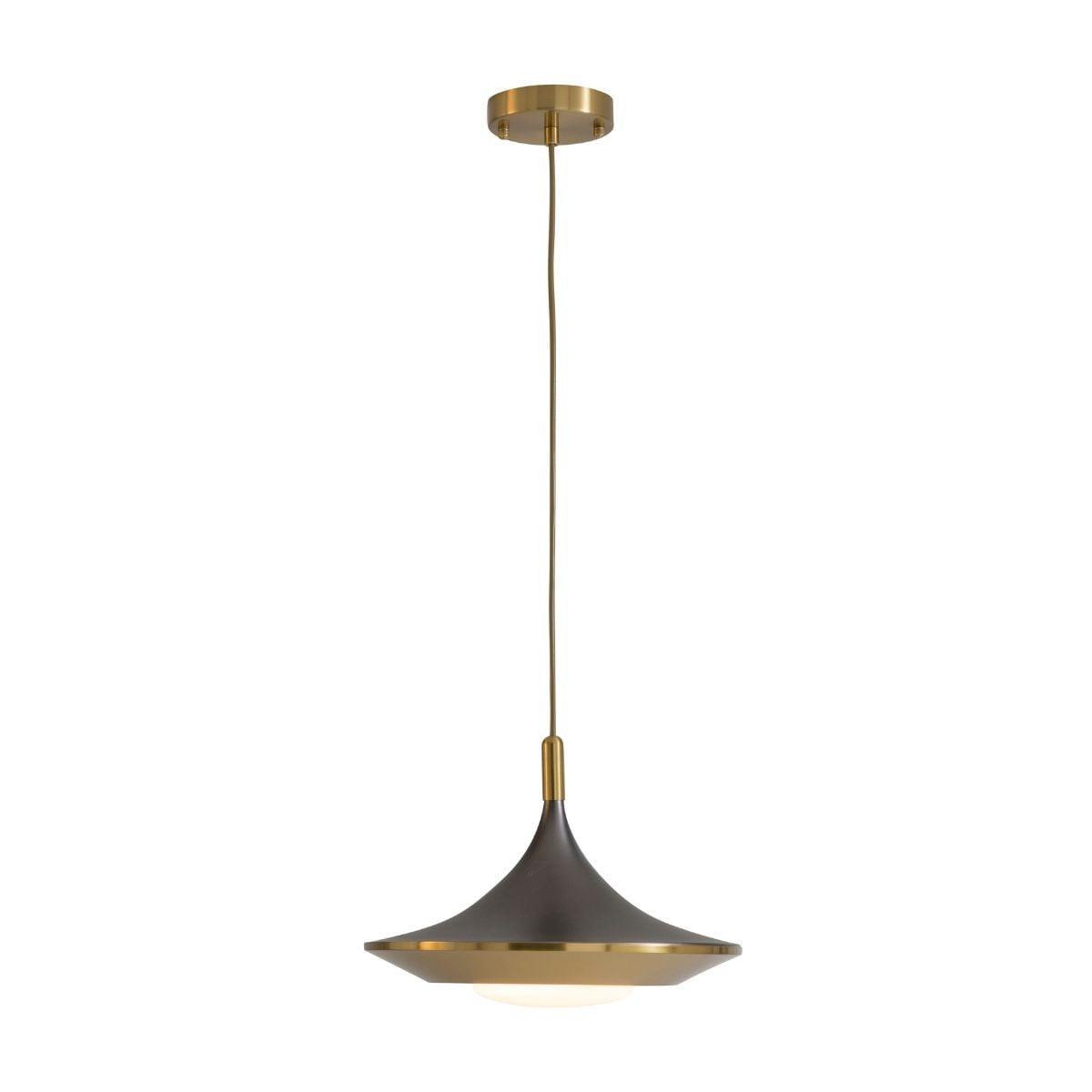 KRONLEUCHTER aus schwarzem metall mit messinggold-finish - orion 36/36/40-200 cm - Schwarz, Metall (36/36/200cm) - Signature