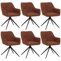ESSZIMMERSTUHL Schwarz, Orange 6er-Set - Terracotta/Schwarz, Textil (53/80/59cm) - MCW