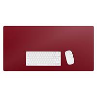SCHREIBTISCHUNTERLAGE 90x45 cm Bordeaux - Weinrot, Kunststoff (90/45/1.6cm) - Wallfluent