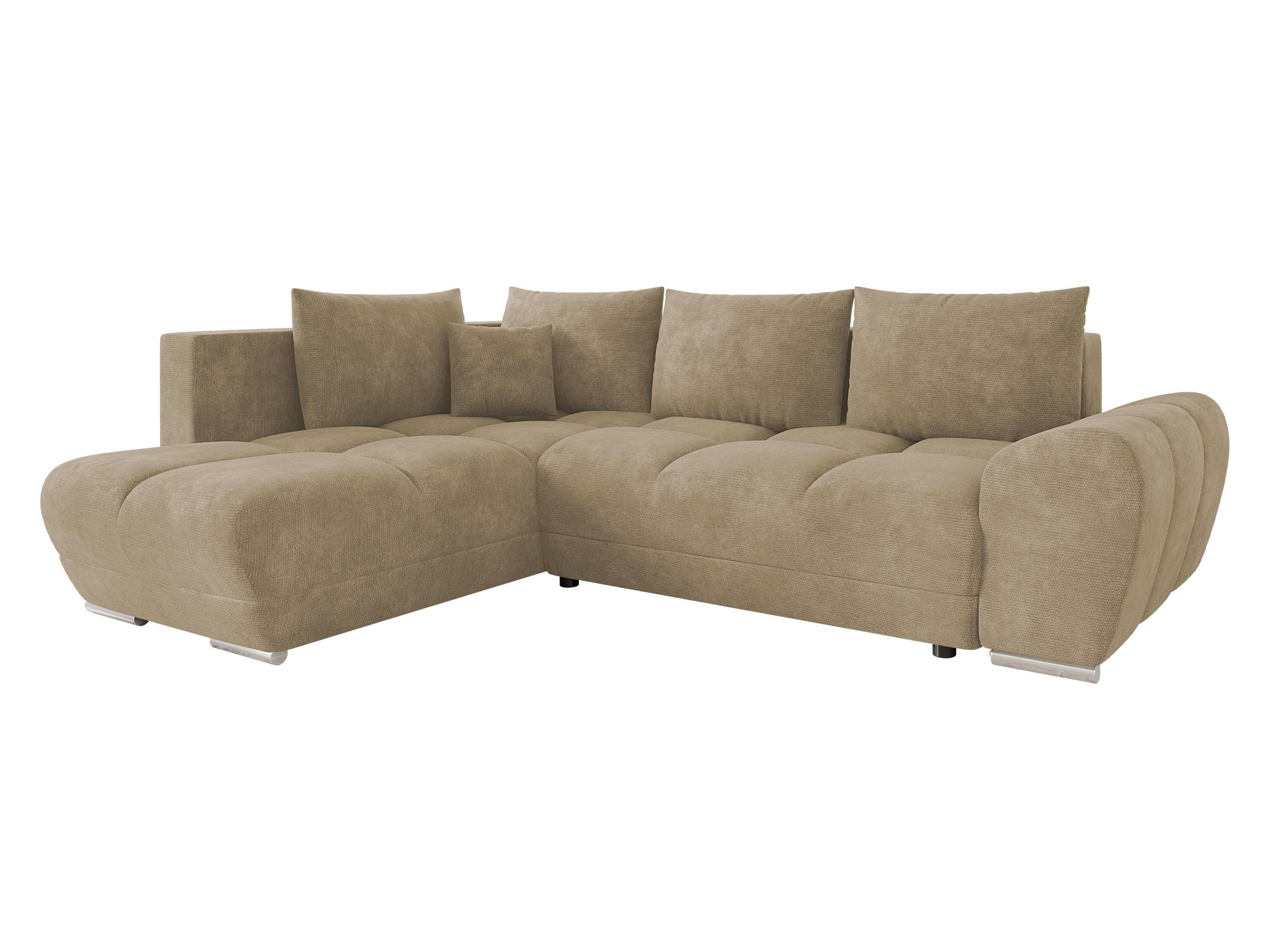 ECKSOFA Forest, Seite: Links - Schwarz/Naturfarben, Holz/Kunststoff (290/183cm) - MIRJAN24