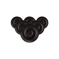 ESPRESSOUNTERTASSEN Liberty Velvet Black schwarz ø 11,9 cm 6er Set - Schwarz, Keramik (11.9cm) - Seltmann Weiden