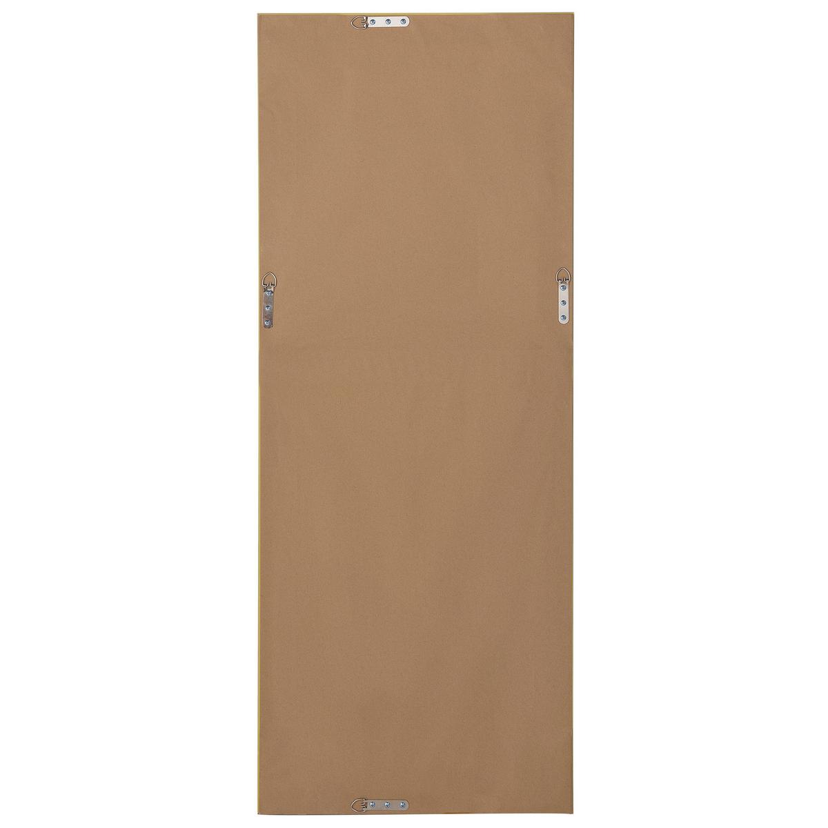 WANDSPIEGEL gold-silber rechteckig 50/130 cm Fenioux - Silberfarben/Goldfarben, Kunststoff (50/130/2cm) - Beliani
