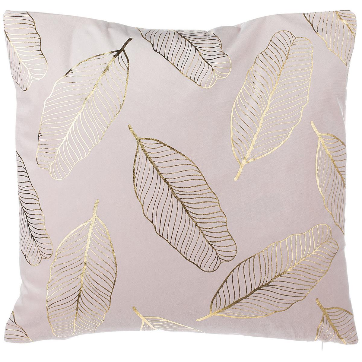 DEKOKISSEN 2er-Set Rosa 45/45 cm Freesia - Pink, Textil (45/45cm) - Beliani