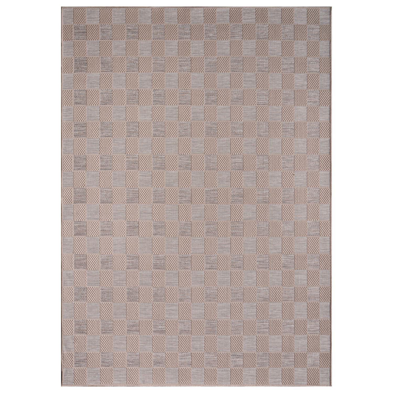 OUTDOORTEPPICH Boho Beige Weiß Creme 120 x 160 cm - Beige, Kunststoff (120/160cm) - TT Home