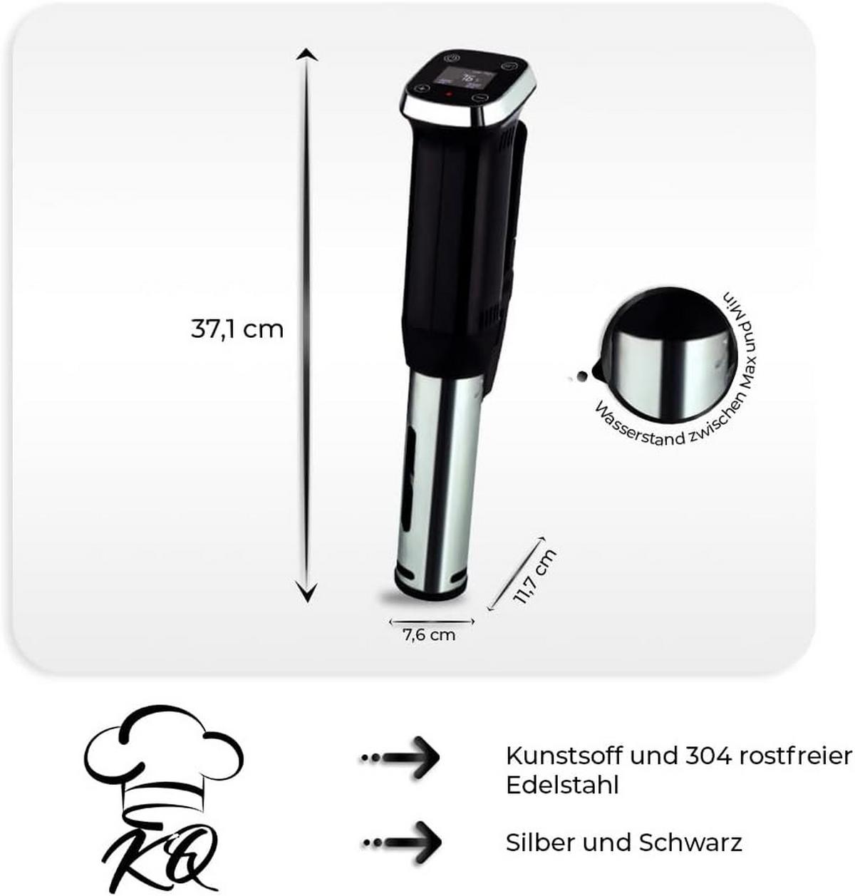 SOUS-VIDE GARER - Multicolor, Metall (11/37/7cm) - KitchenQuality