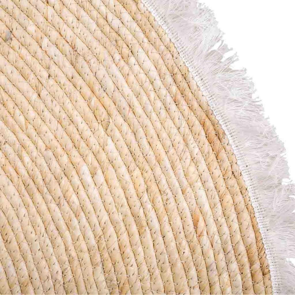 NATURFASERTEPPICH braun handgewebt D120x1 cm - Beige, Naturmaterialien (120/120cm) - Wanderlust