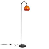 STEHLAMPE Quorlis 36/25/160 cm - Schwarz/Orange, Glas/Metall (36/25/160cm) - ZMH