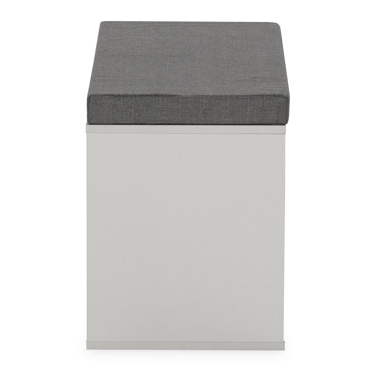 SCHUHBANK Rafael farbe Weiß - Weiß, Holzwerkstoff (108/45/35cm) - VS Venta-stock