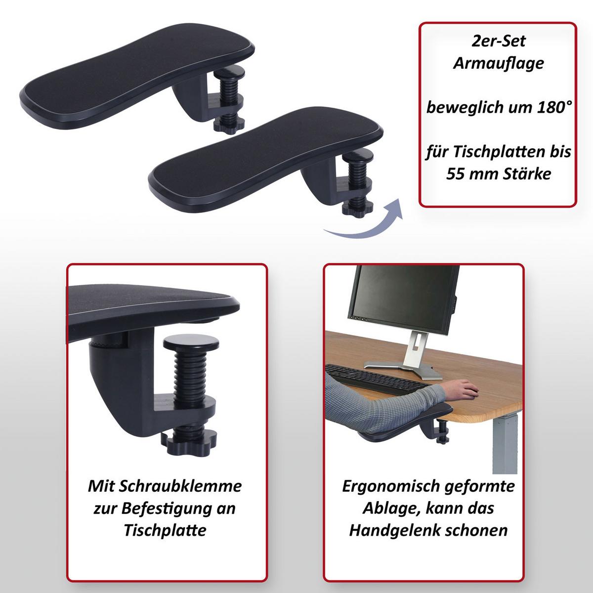 ARMAUFLAGE Schwarz 2er-Set-Set - Schwarz, Kunststoff (28/13/10cm) - MCW