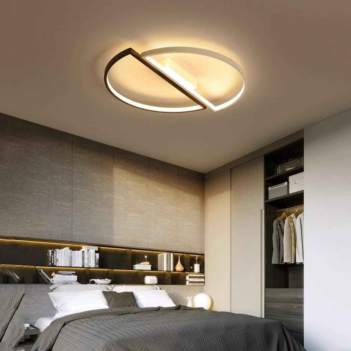 LED-DECKENLEUCHTE Lunsford 46/49/6cm - Weiß, Kunststoff (49/46/6cm) - Nettlife