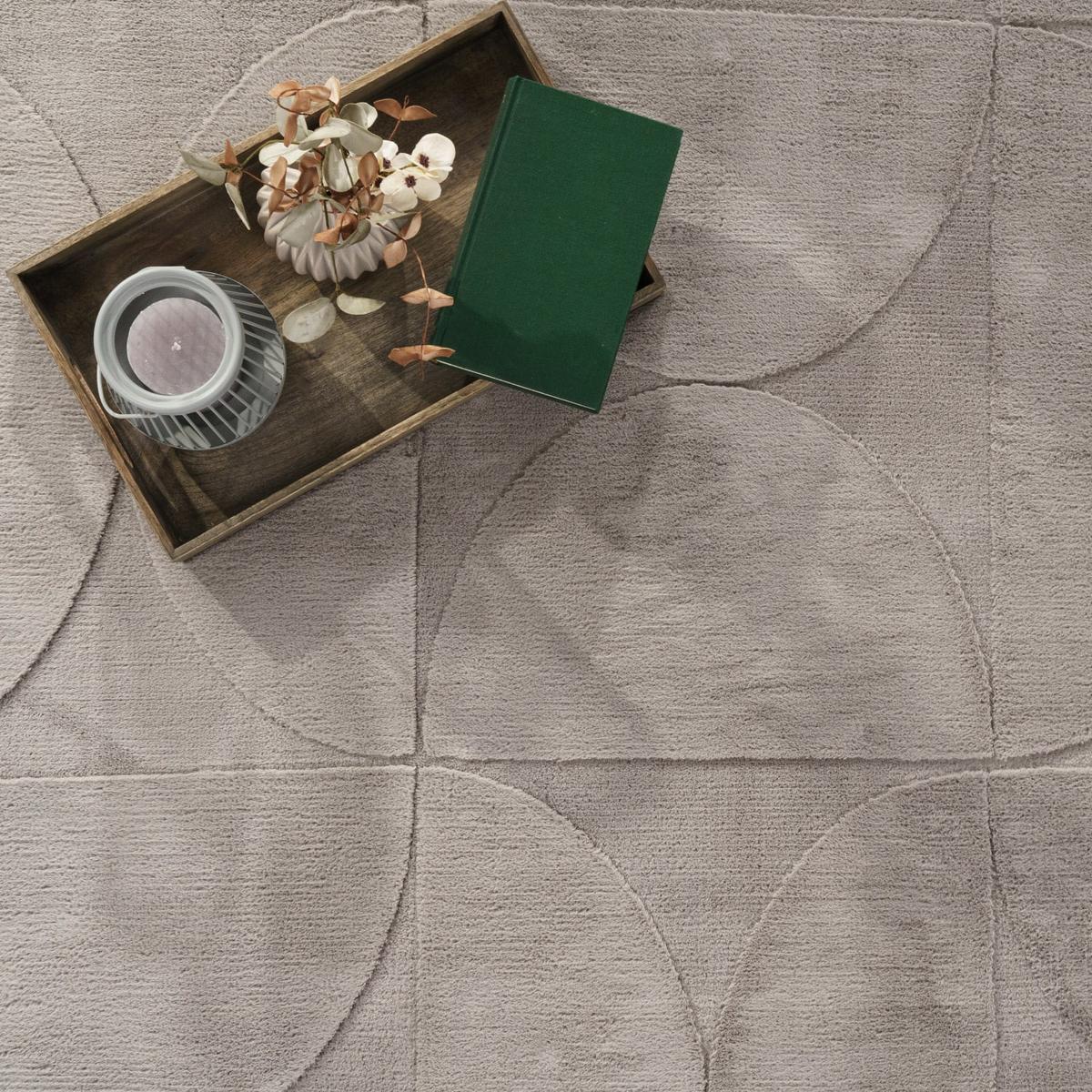 FLACHWEBETEPPICH Boho Grau 160 x 220 cm - Grau, Kunststoff (160/220cm) - TT Home