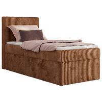 BOXBETT TILIANO 90/200 - Orange Cord - H4 - Links - Orange, Textil (90/200cm) - MKS