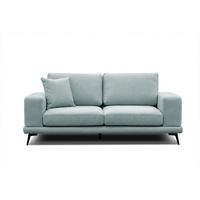 SOFA MEDIOLANE 2,5-Sitzer, mint - Mintgrün, Holzwerkstoff/Textil (203/87/96cm) - Wozimo