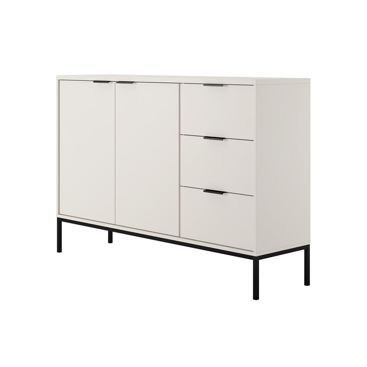 SIDEBOARD Seattle Weiß - Weiß, Holzwerkstoff (150/100.4/40cm) - Petits-meubles