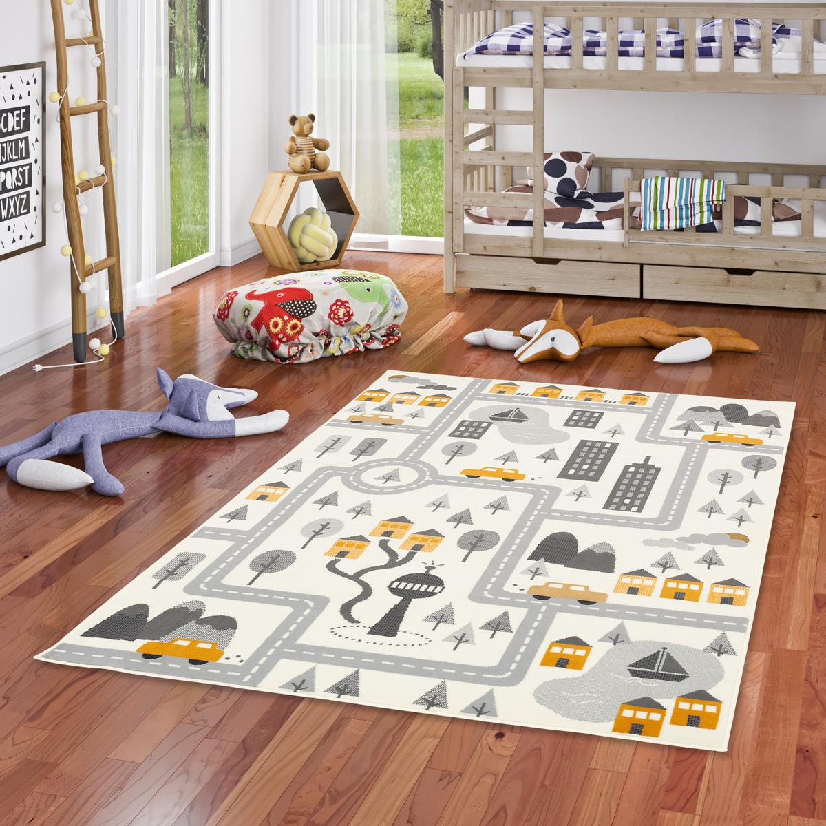 KINDER STRASSENTEPPICH PASSION KIDS - Creme, Textil (120/170cm) - Pergamon
