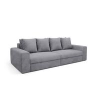 SOFA Paola 3 Sitzplätze Hellgrau - Hellgrau, Holz (272/86/120cm) - Petits-meubles