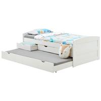 FUNKTIONSBETT JESSY 90x190 cm weiß - Weiß, Holz (98/63/194cm) - IDIMEX