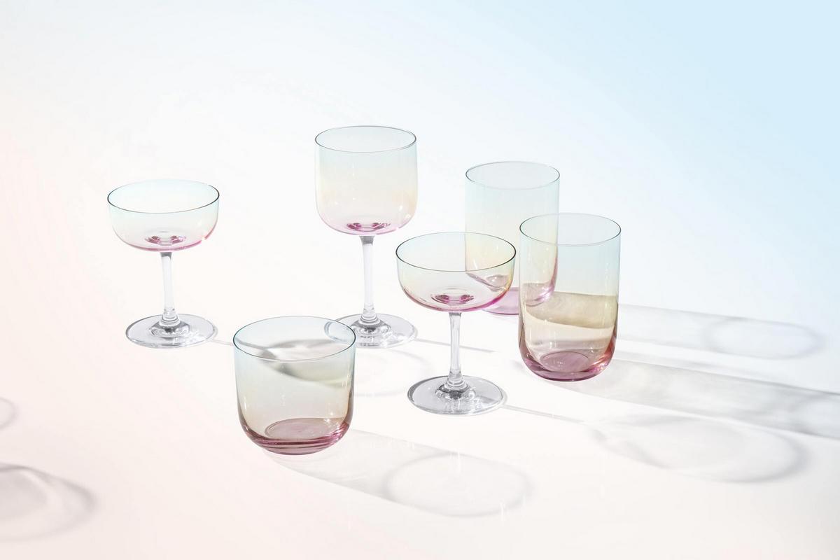 WASSERGLÄSER Like Glass Pearl 280 ml 2er Set - Multicolor, Glas (0.28L) - like.Villeroy & Boch